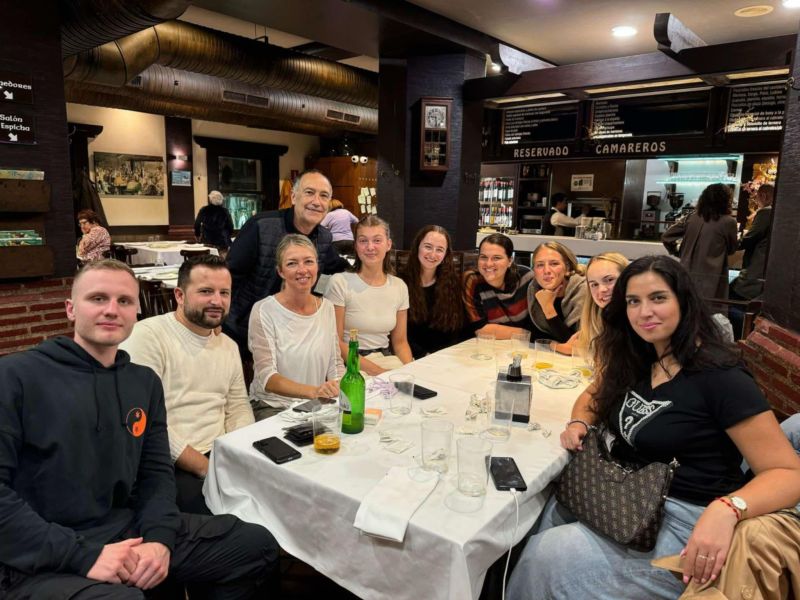 Studující KRO ve Španělsku