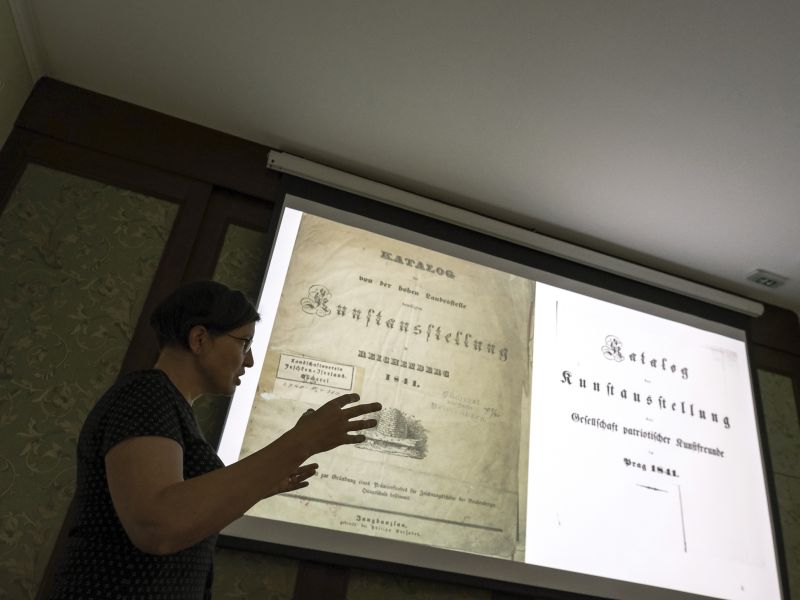 Anna Habánová: První výstava (Liberec 1841)